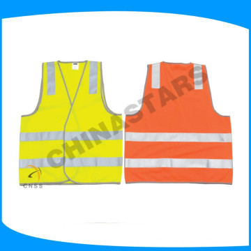 highly welcomed oem high vis reflective safety vest fabric printed